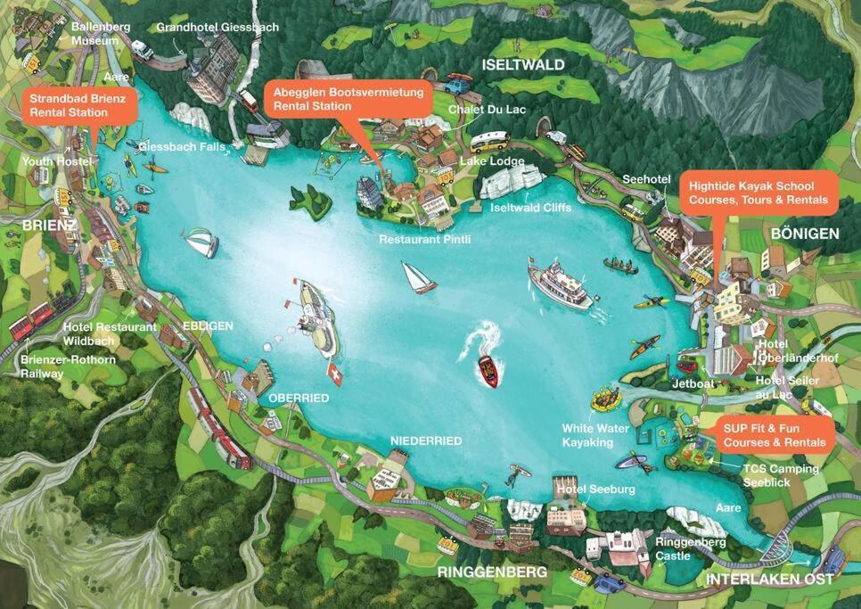 Chalet Mignon - Your Vacation Oasis At Lake Brienz Bönigen Εξωτερικό φωτογραφία